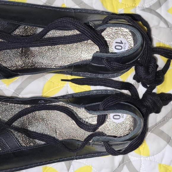 Rachel Comey Frisco Lace Up Slip On Leather Shoes Size 10 - Picture 6 of 9